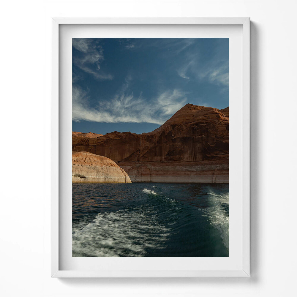 Obraz w ramce Osoba na nartach wodnych