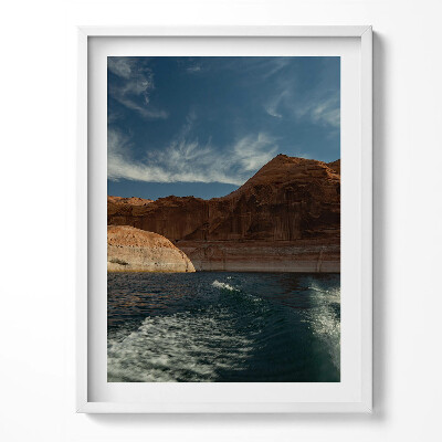 Obraz w ramce Osoba na nartach wodnych