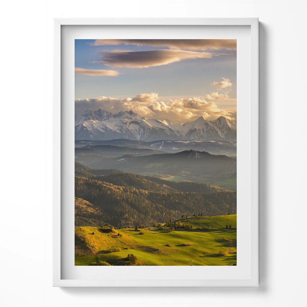 Obraz w ramce Pieniny Wysoki Wierch