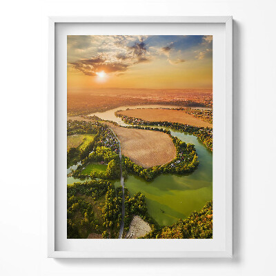 Obraz w ramce Czech Valley Pilzno Litice