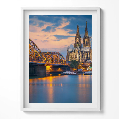 Obraz w ramce Widok na ratusz