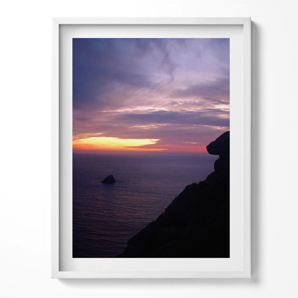 Obraz w ramce Kamienna głowa