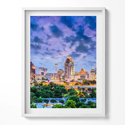 Obraz w ramce Krajobraz miasta San Antonio