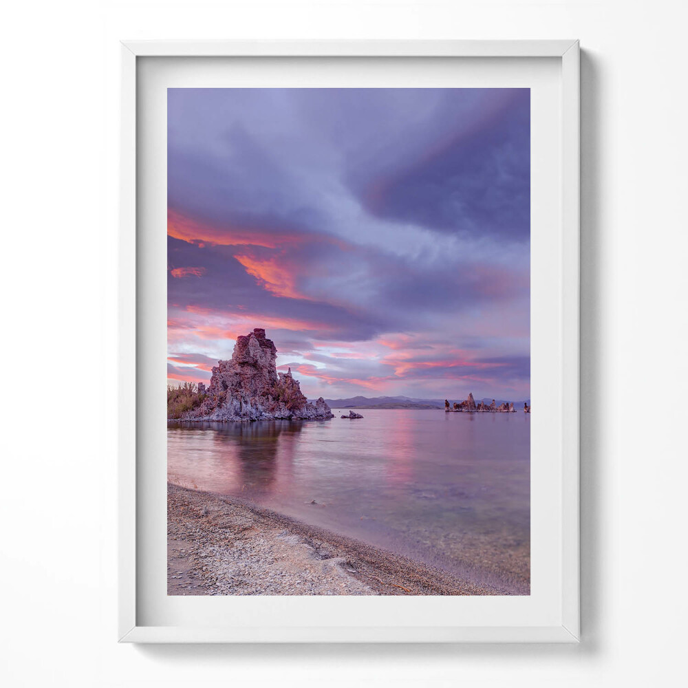 Obraz w ramce Wschód słońca Mono Lake Kalifornia