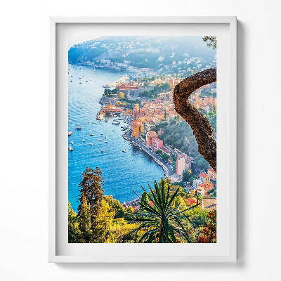 Obraz w ramce Wieś Villefranche-sur-Mer