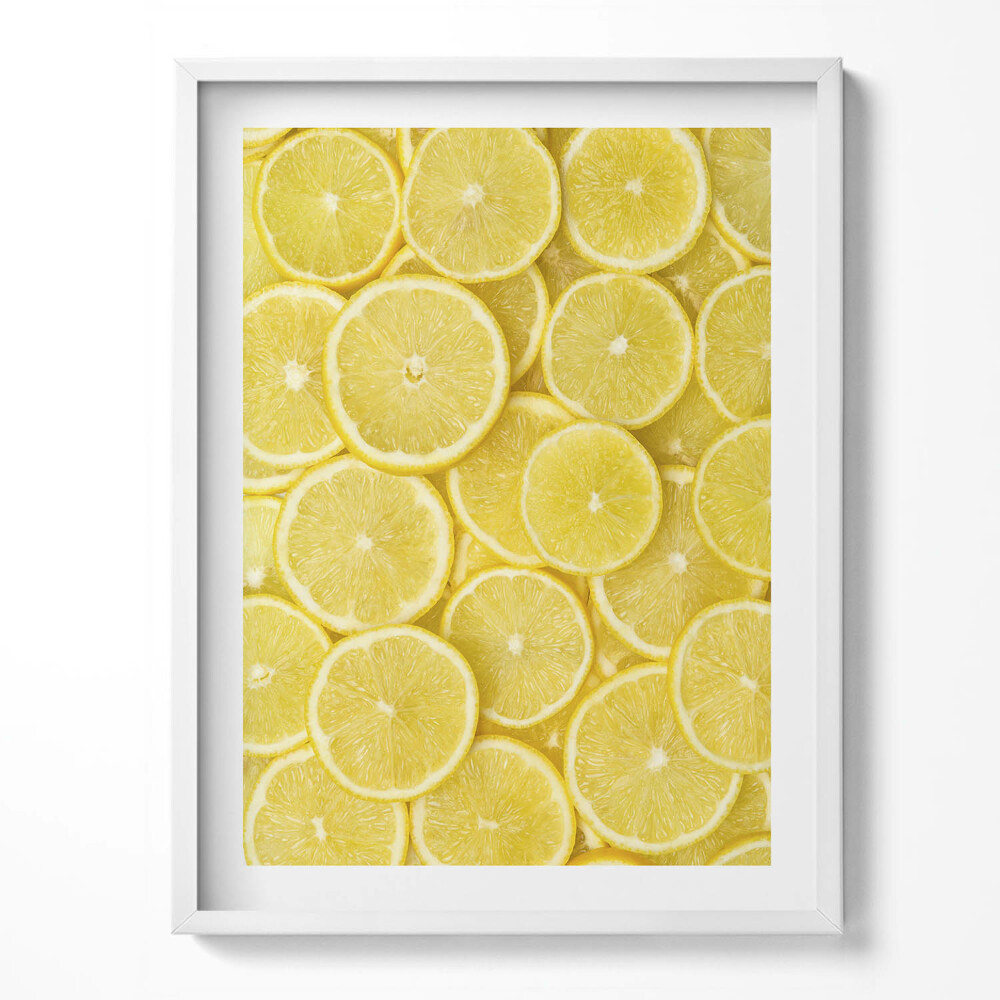 Obraz w ramce Owoce cytryny