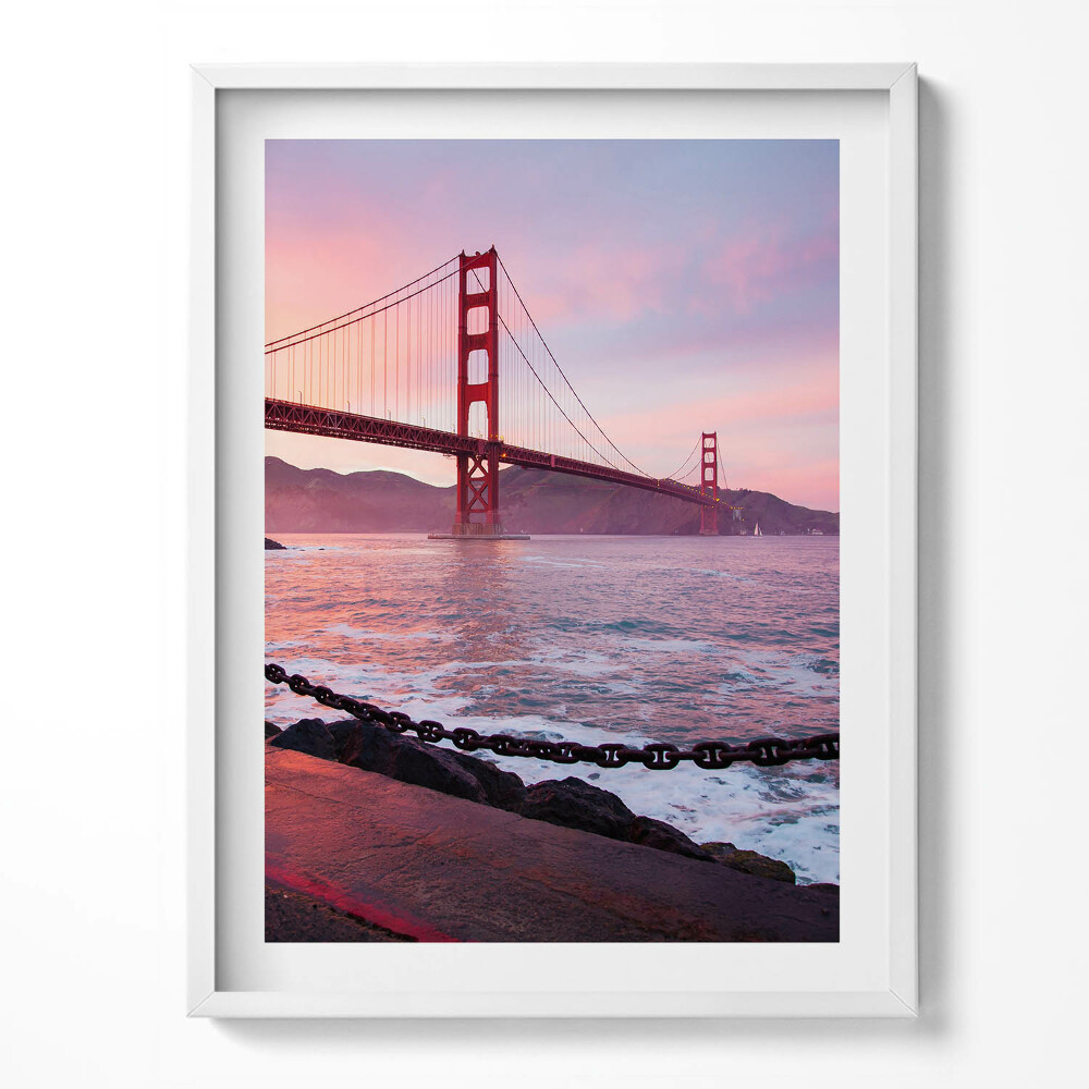 Obraz w ramce Widok na most Golden Gate