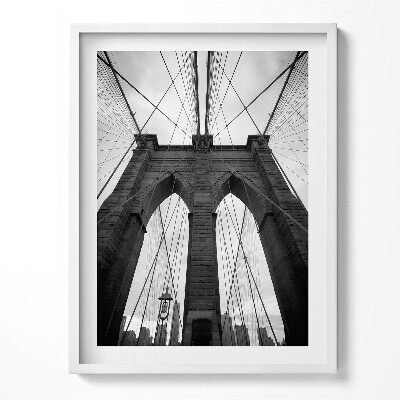 Obraz w ramce Most Brookliński