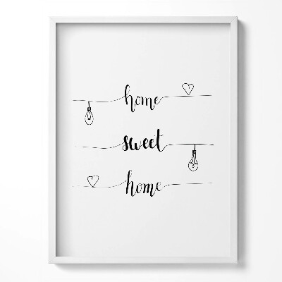 Obraz w ramce Napis do mieszkania 