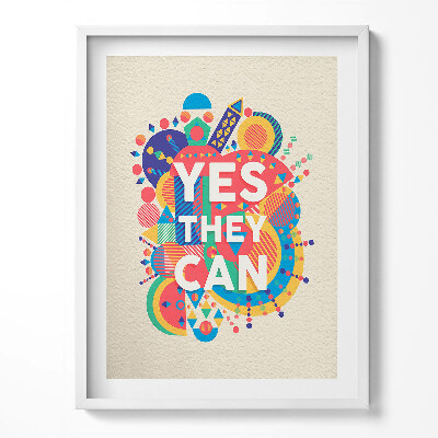 Obraz w ramce Napis motywacyjny 