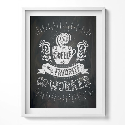 Obraz w ramce Napis do kuchni i biura 