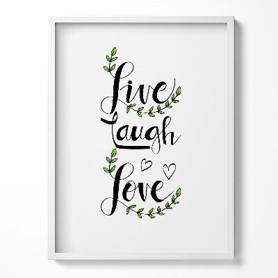 Obraz w ramce Dekoracyjny napis do domu 