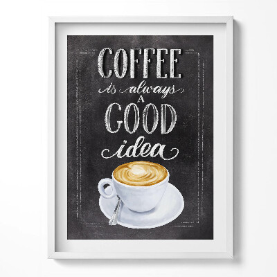 Obraz w ramce Napis do kuchni 