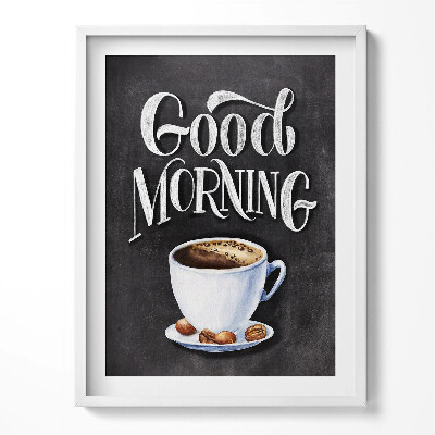 Obraz w ramce Napis do kuchni 