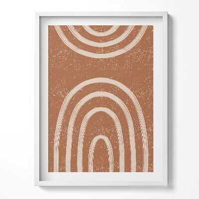 Obraz w ramce Sztyka minimalistyczna w stylu boho