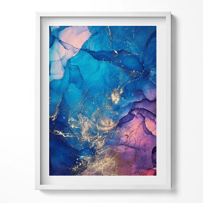 Obraz w ramce Abstrakcyjny witraż