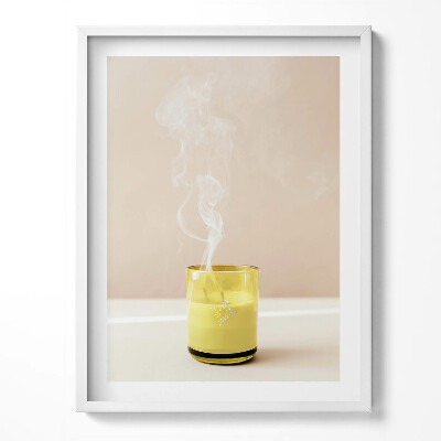 Obraz w ramce Zgaszona świeca styl boho