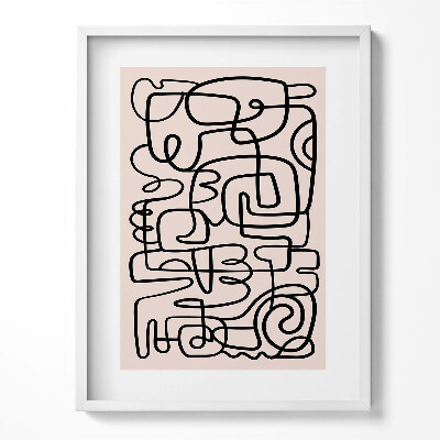 Obraz w ramce Sztuka abstrakcyjne kształty