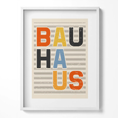 Obraz w ramce Modernistyczny kolorowy napis 