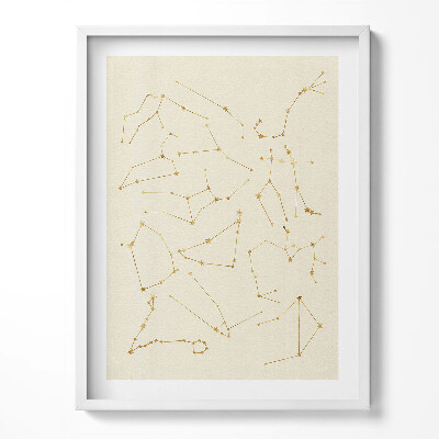 Obraz w ramce Gwiazdozbiory zodiaki