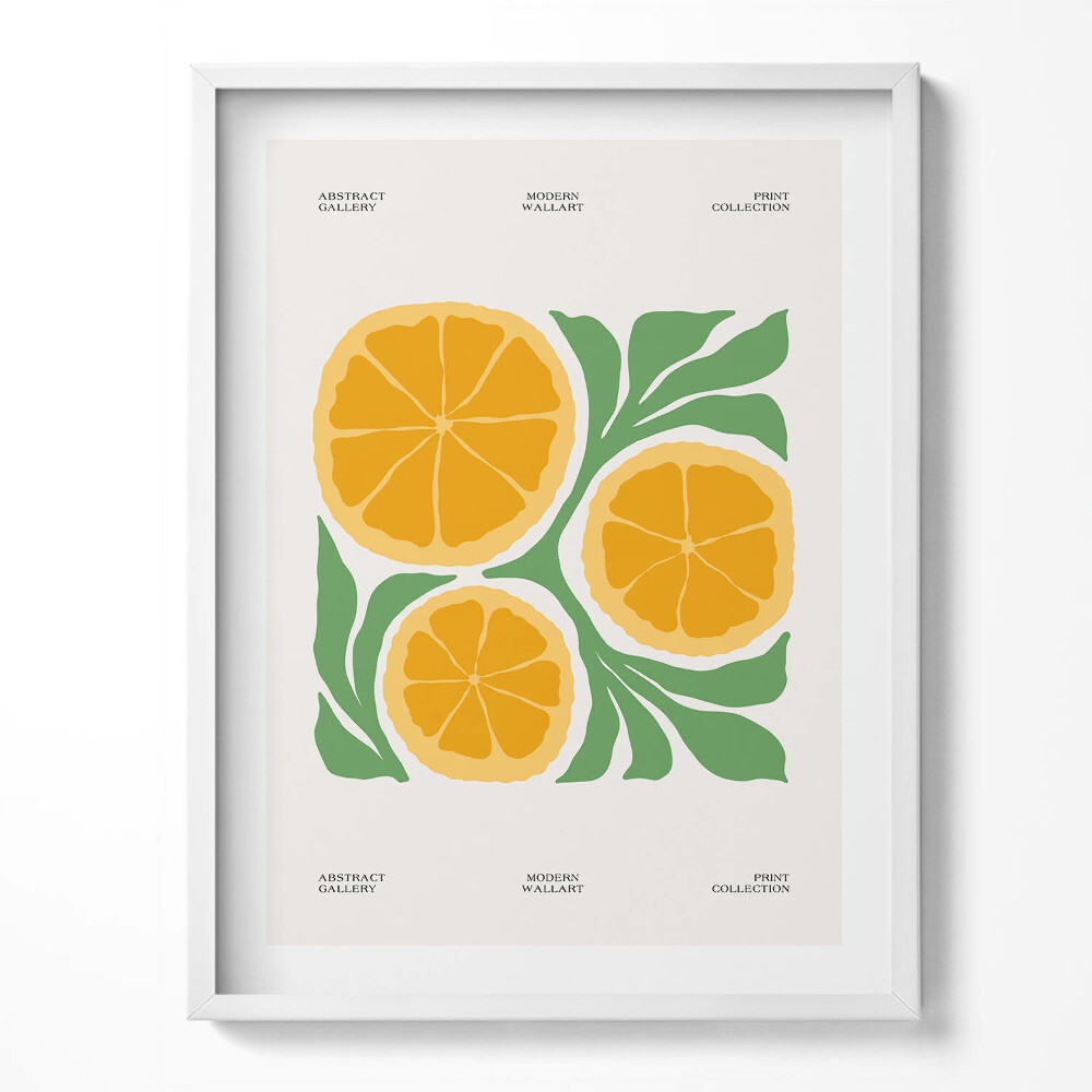 Obraz w ramce Ilustracja roślin i kwiatów