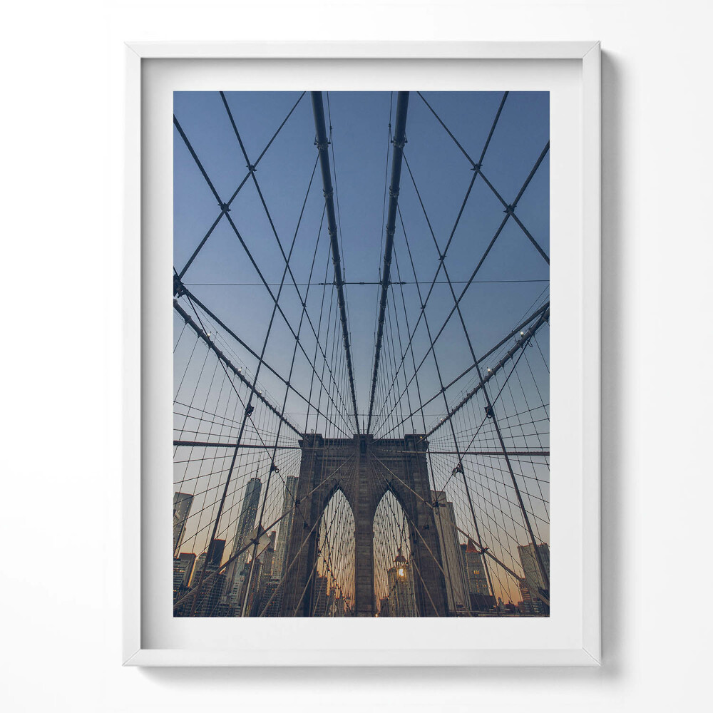 Obraz w ramce Architektura Most Brookliński w Londynie