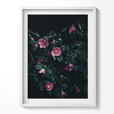 Obraz w ramce Vintage różowe kwiaty