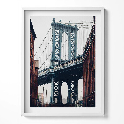 Obraz w ramce Architektura miasta most