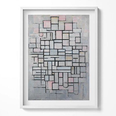 Obraz w ramce Sztuka nowoczesna - szkic geomeryczny