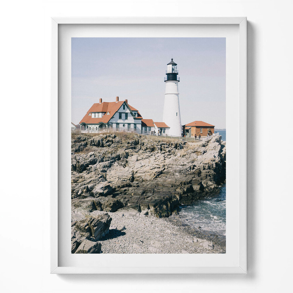 Obraz w ramce Zamglony lat iglasty - pejzaż