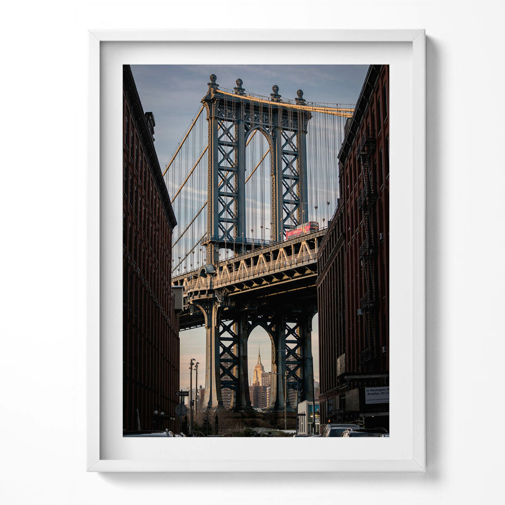 Obraz w ramce Architektura most i budynki