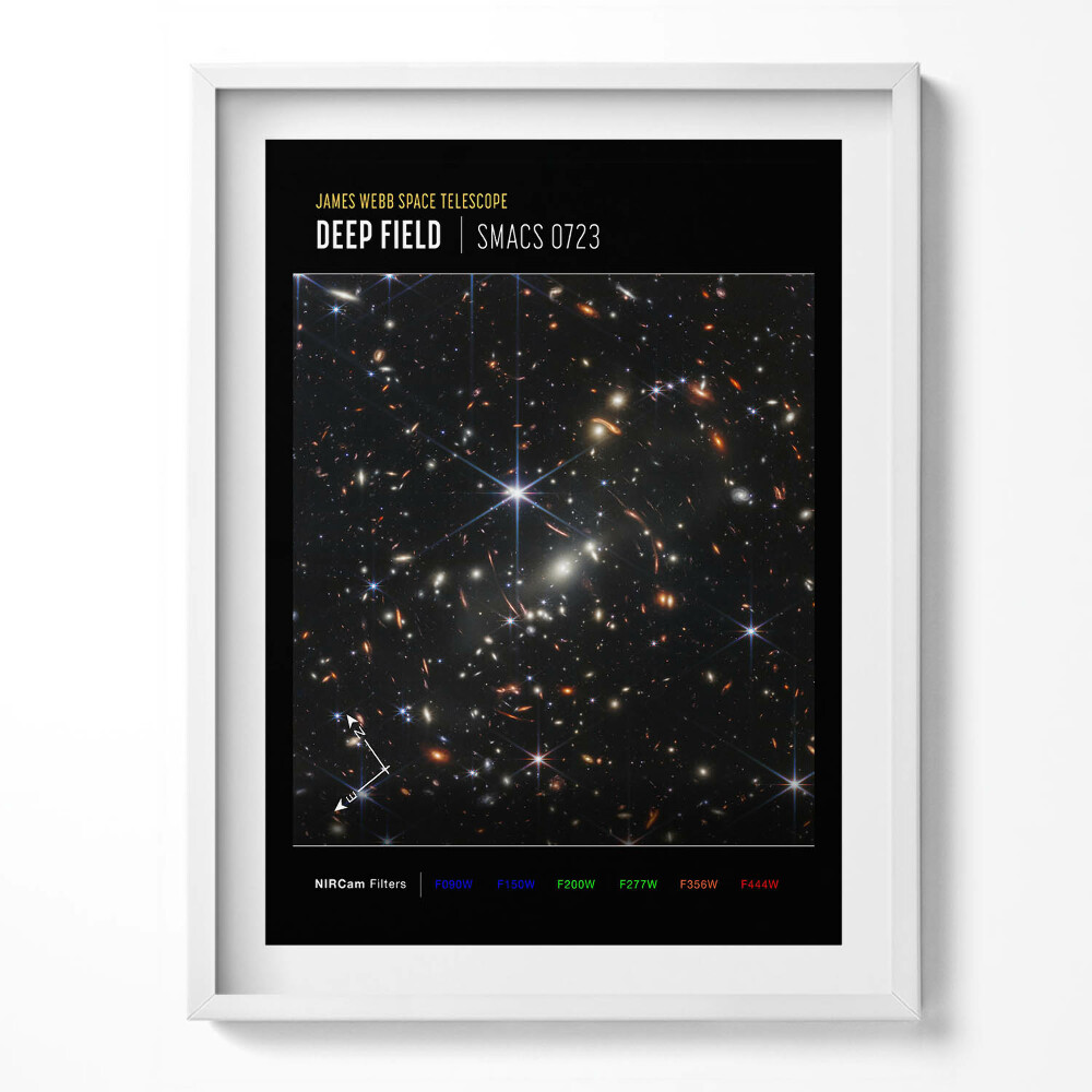 Obraz w ramce Plakat motyw kosmosu zdjęcia NASA