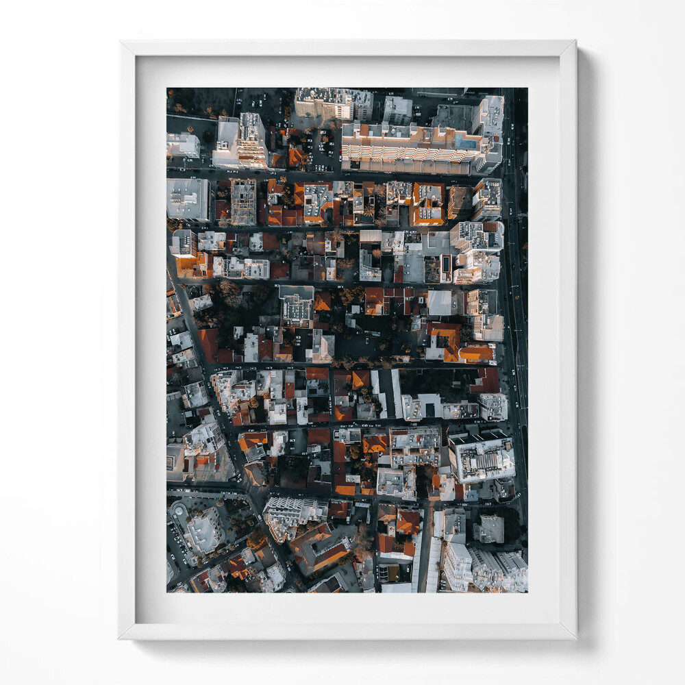 Obraz w ramce Widok z góry Limassol Cypr