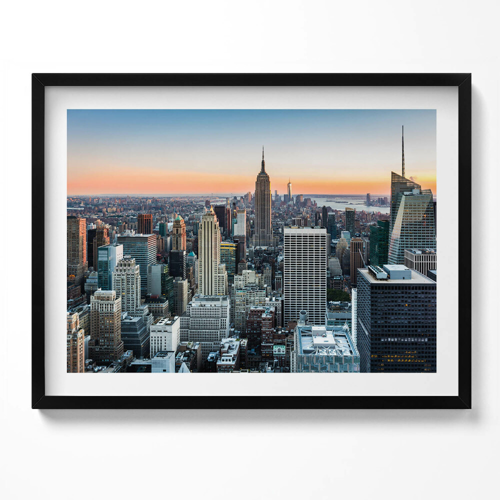 Obraz z ramką Widok na architekturę Nowego Yorku
