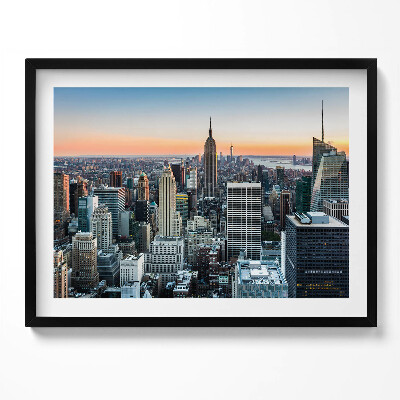 Obraz z ramką Widok na architekturę Nowego Yorku
