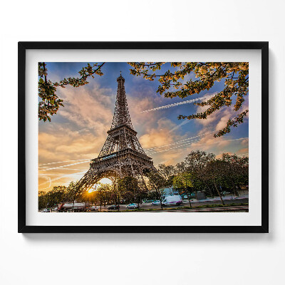 Obraz z ramką Wieża Eiffla w Paryżu