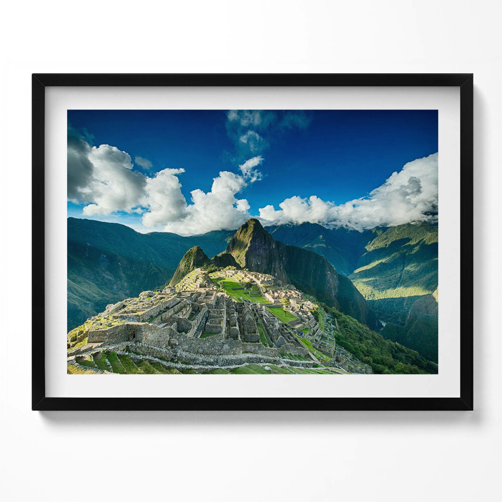 Obraz z ramką Widok na Machu Picchu