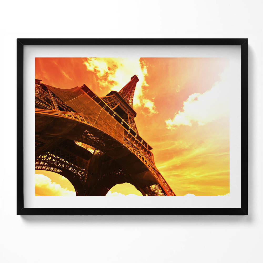 Obraz z ramką Wieża Eiffla atrakcja w Paryżu
