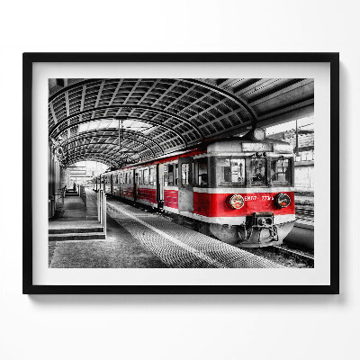 Obraz z ramką Stary peron kolejowy