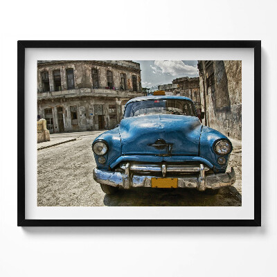 Obraz z ramką Klasyczny zabytkowy samochód