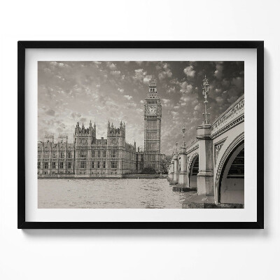 Obraz z ramką Londyn Anglia Big Ben