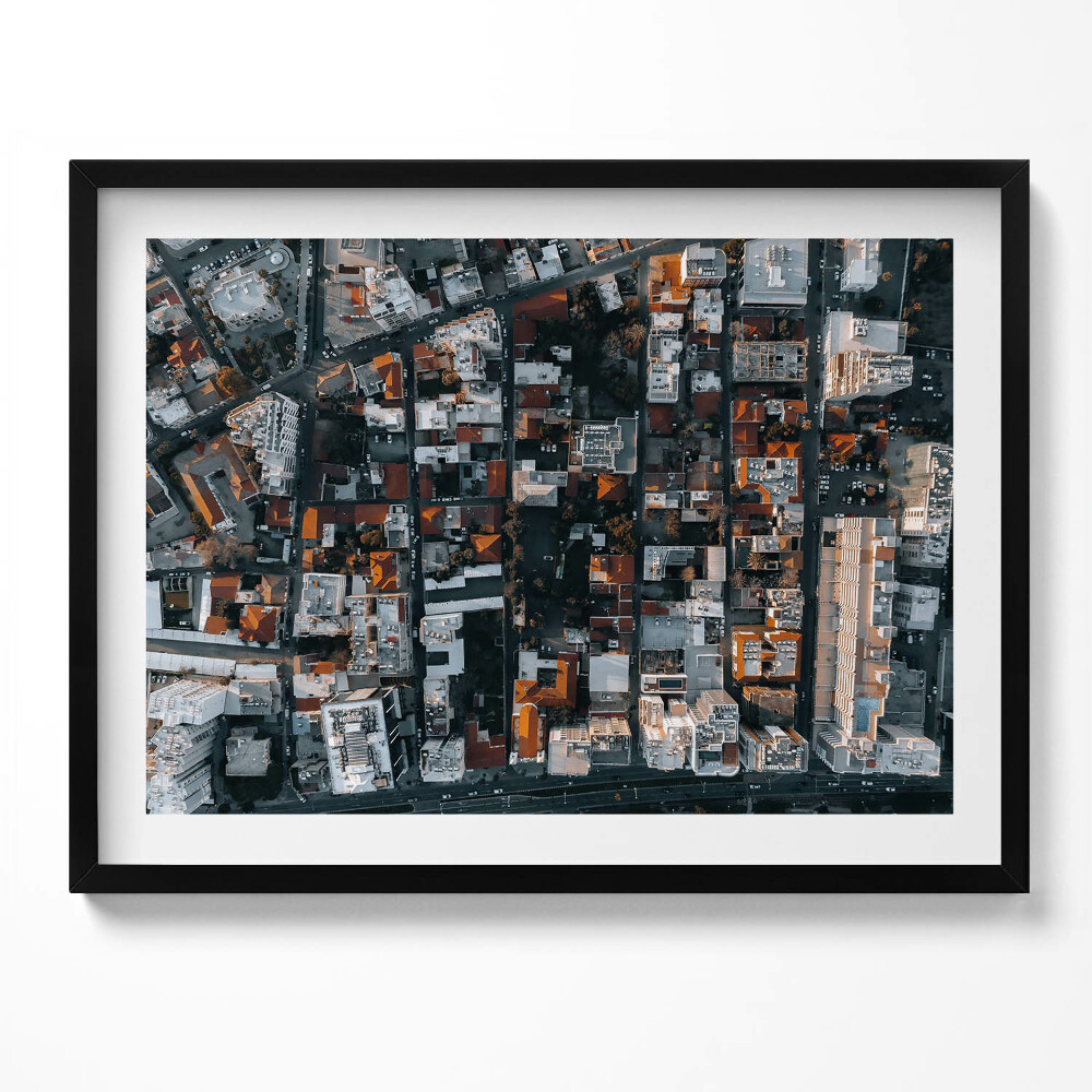 Obraz z ramką Widok z góry Limassol Cypr