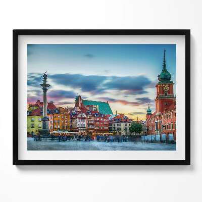Obraz z ramką Zamek Stare Miasto w Warszawie