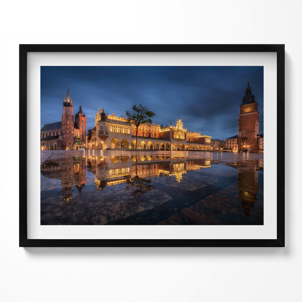 Obraz z ramką Kraków Rynek Sukiennice
