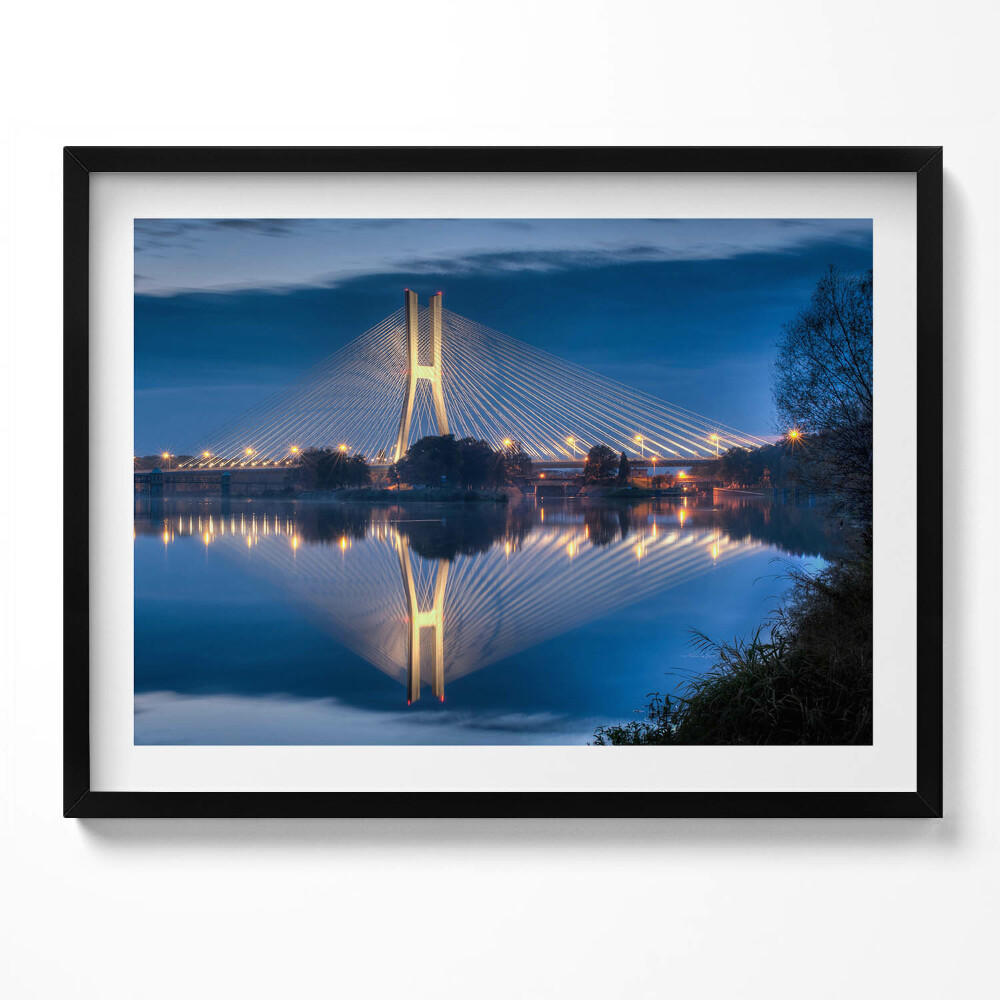 Obraz z ramką Most Rędziński Wrocław