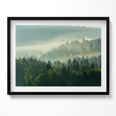 Obraz z ramką Wschód słońca Beskidy