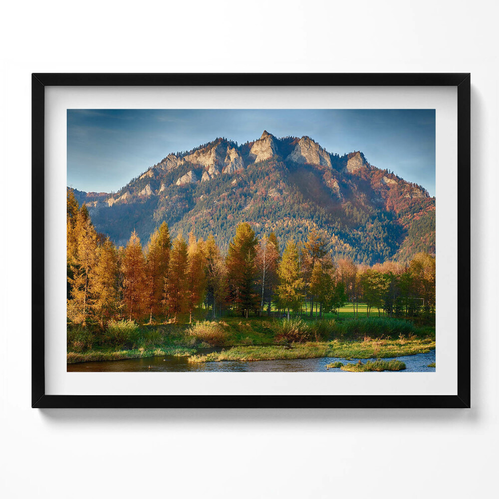 Obraz z ramką Szczyt gór Trzy Korony