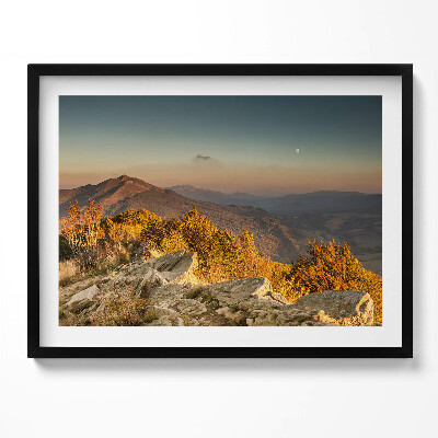 Obraz z ramką Góry Bieszczady