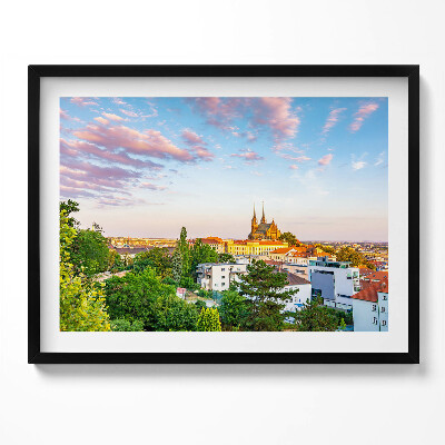 Obraz z ramką Budynki Brno Czechy