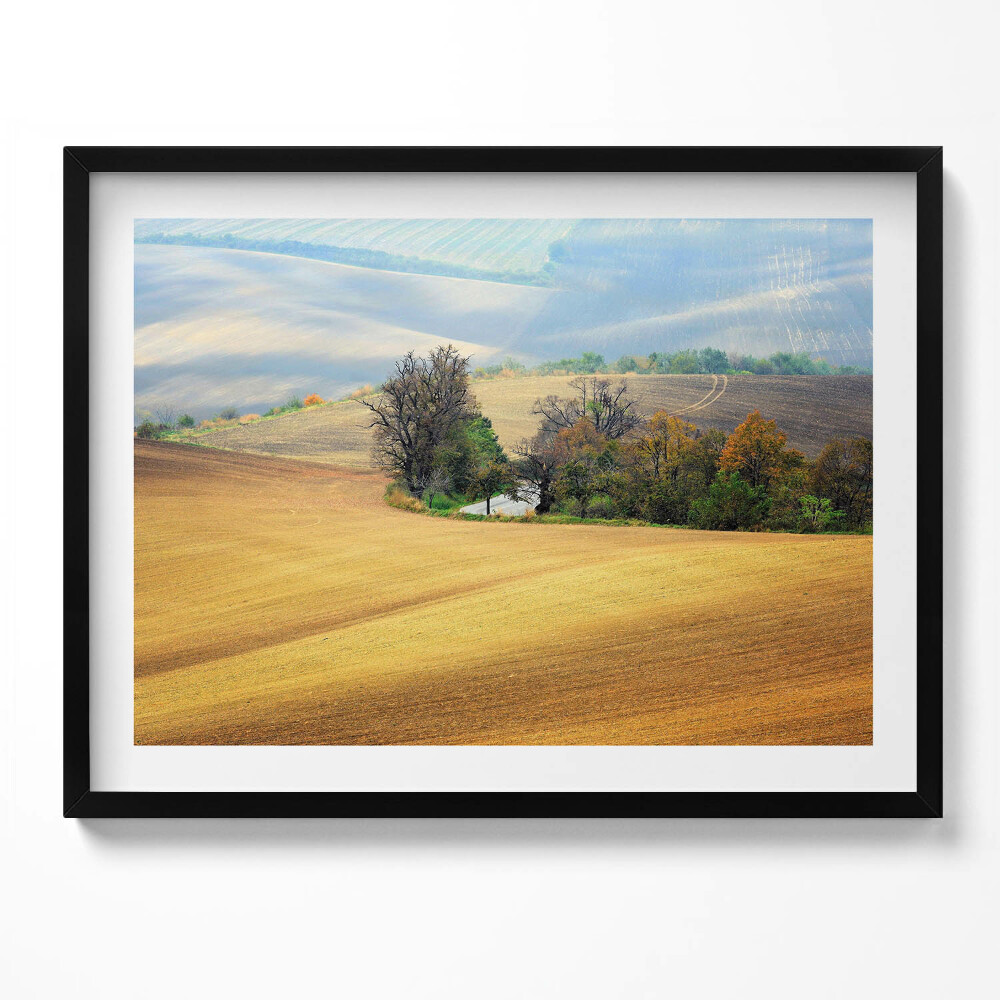 Obraz z ramką Morawy wiejski Krajobraz